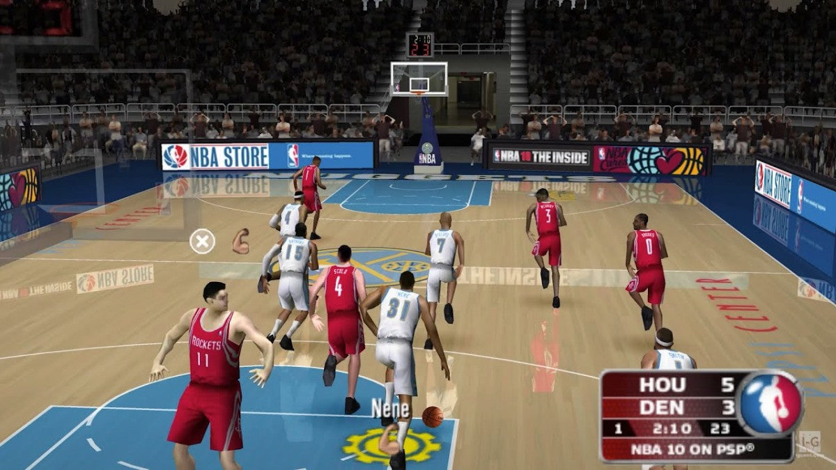 NBA PSP sports basketball video game gameplay