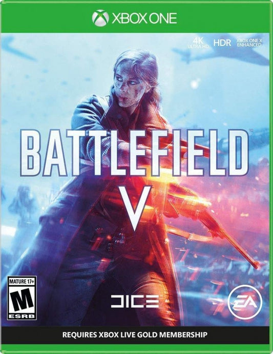 Battlefield V cover art for Xbox One (XONE) video game
