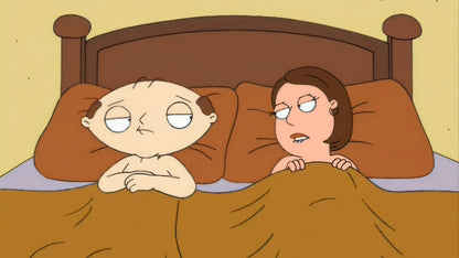 Family Guy Presents Stewie Griffin The Untold Story PSP Movie inspired design featuring animated comedy adventure aesthetic irreverent humor iconic Family Guy characters Stewie Griffin sci fi antics cartoon entertainment portable video format nostalgic handheld media presentation screenshot 