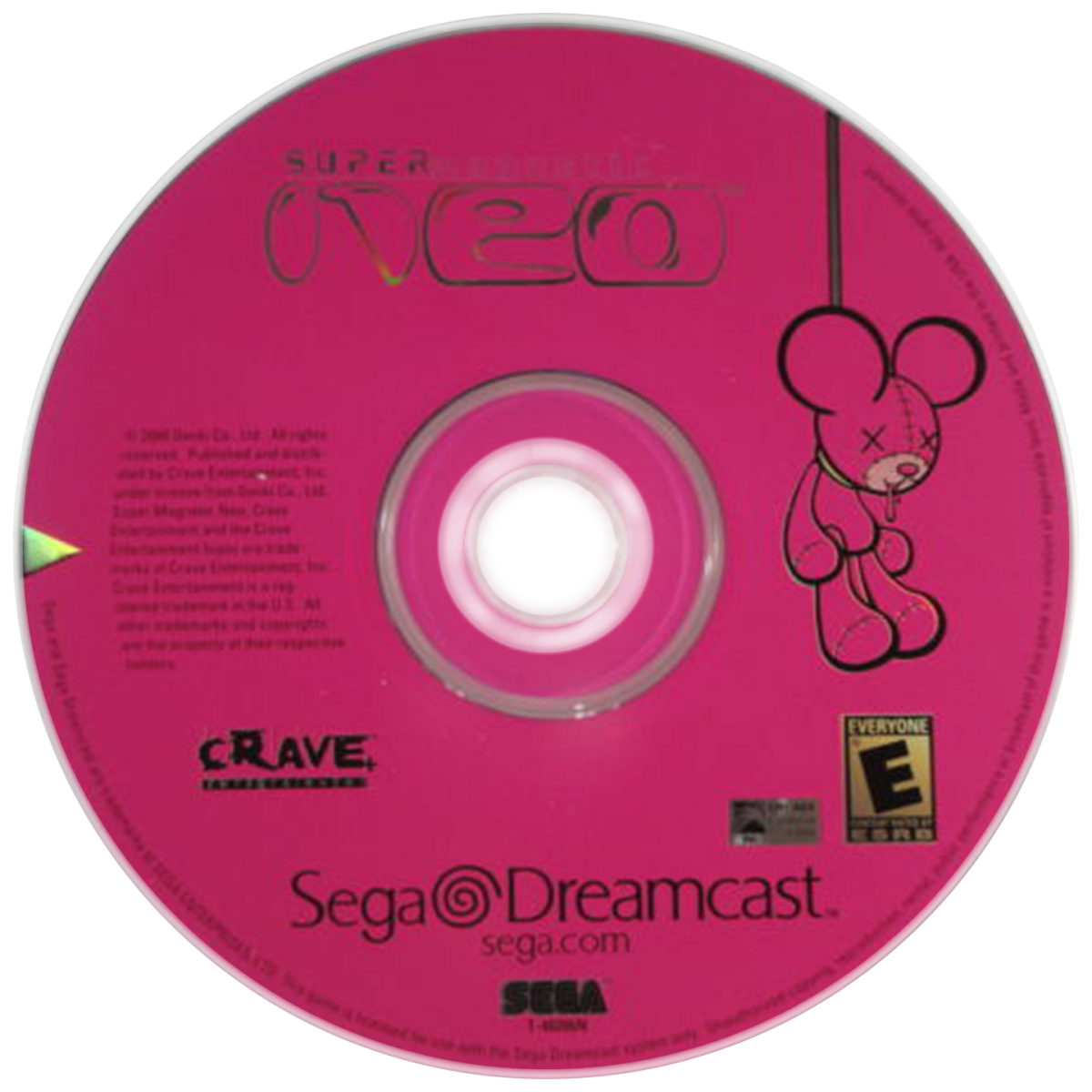 Super Magnetic Neo Sega Dreamcast retro video game platformer disc
