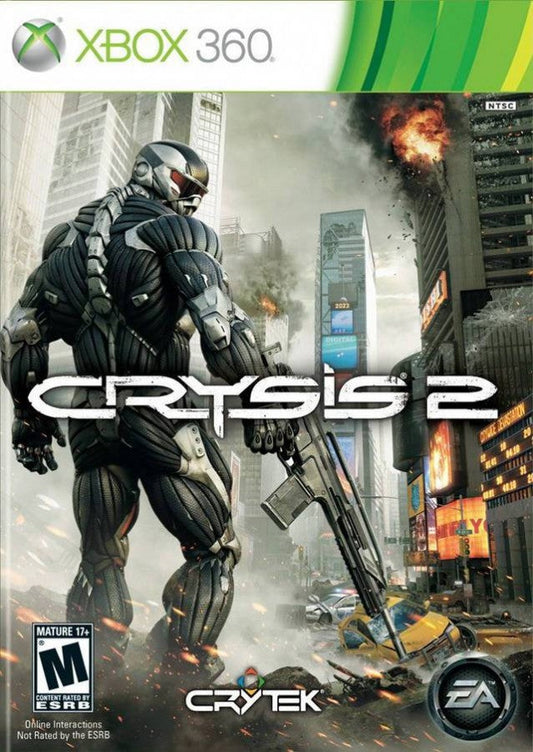 Crysis 2 cover art for Xbox 360 (X360) video game