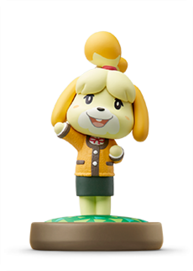 Isabelle Amiibo [Winter Outfit] [Animal Crossing] [Loose] Nintendo Amiibo figure image
