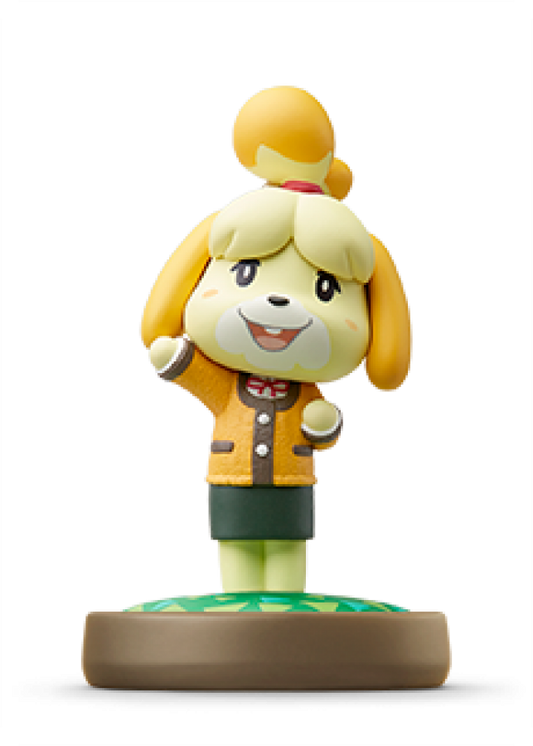 Isabelle Amiibo [Winter Outfit] [Animal Crossing] [Loose] Nintendo Amiibo figure image