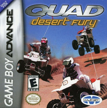 Quad Desert Fury cover art for Game Boy Advance (GBA) video game
