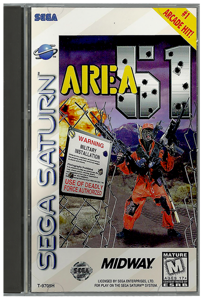 Area 51 cover art for Sega Saturn (SS) video game