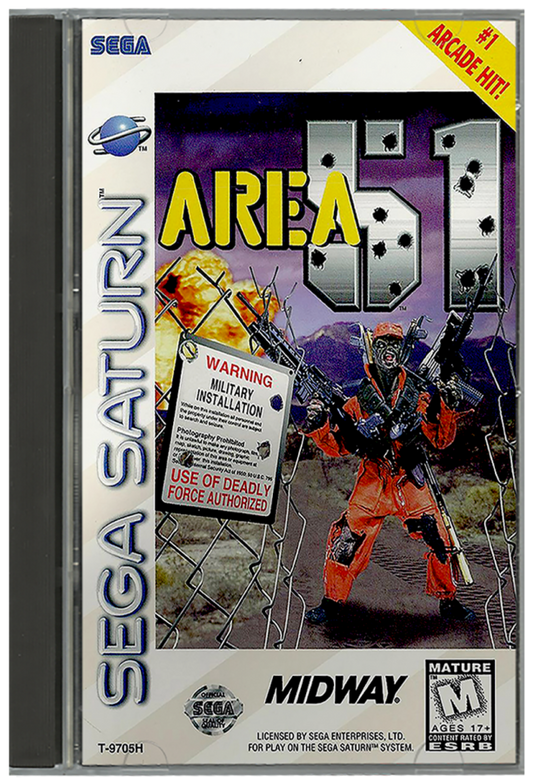 Area 51 cover art for Sega Saturn (SS) video game