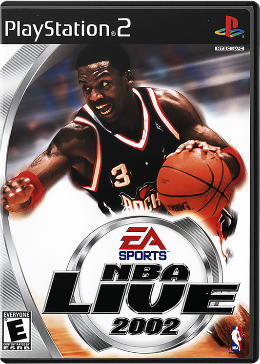 NBA Live 2002 cover art for PlayStation 2 (PS2) video game