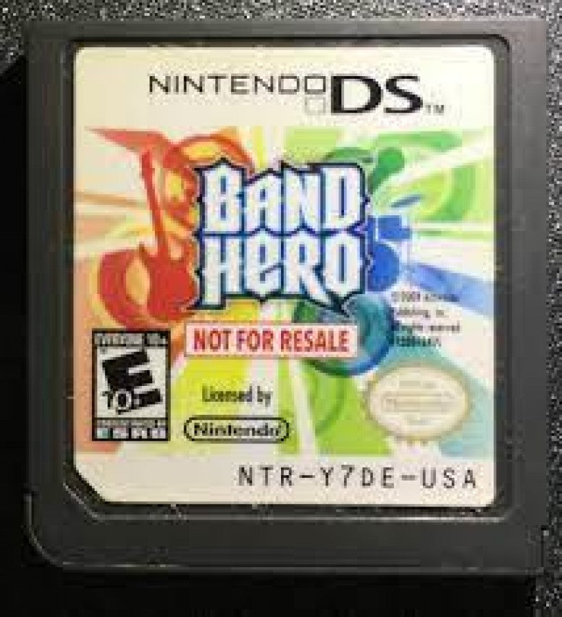 Band Hero [Not For Resale Bundle Edition] cartridge for Nintendo DS (DS) music rhythm video game