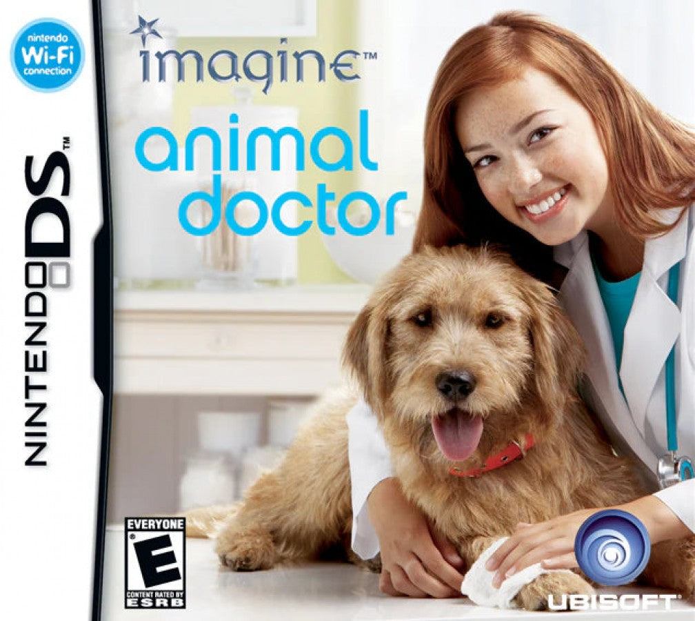 Imagine: Animal Doctor cover art for Nintendo DS (DS) pet care simulation video game