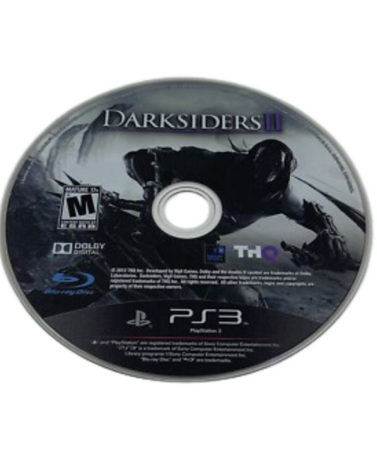 Darksiders II disc for PlayStation 3 (PS3) video game