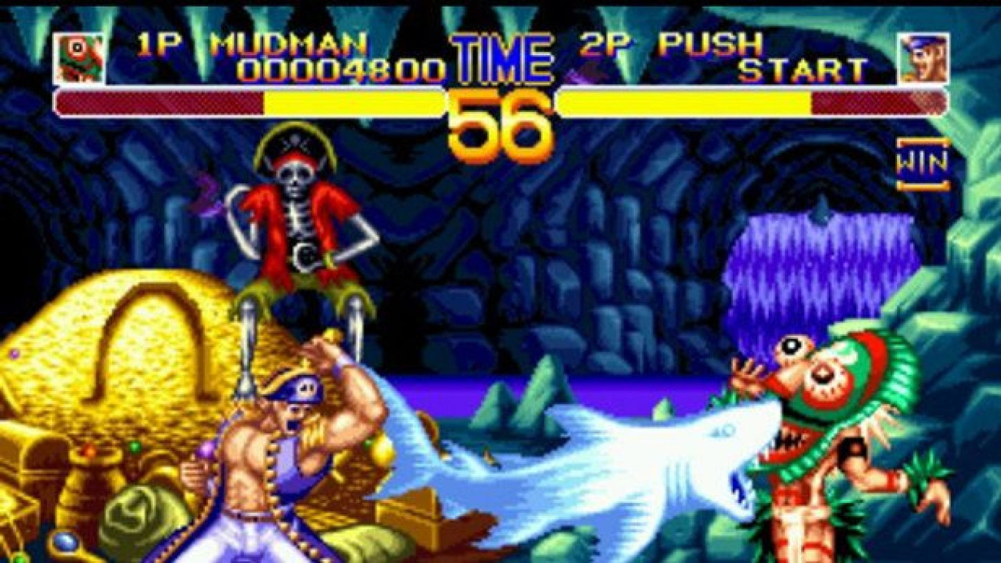 World Heroes Anthology – PlayStation 2 (PS2) video game gameplay, fighting.