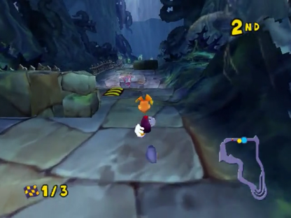 Rayman Arena gameplay for Nintendo GameCube (GC) multiplayer platform fighting video game