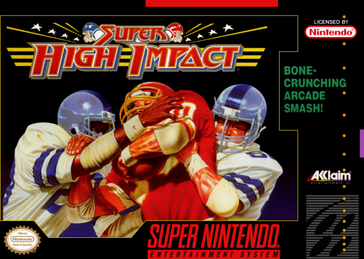 Super High Impact cover art for Super Nintendo Entertainment System (SNES) video game