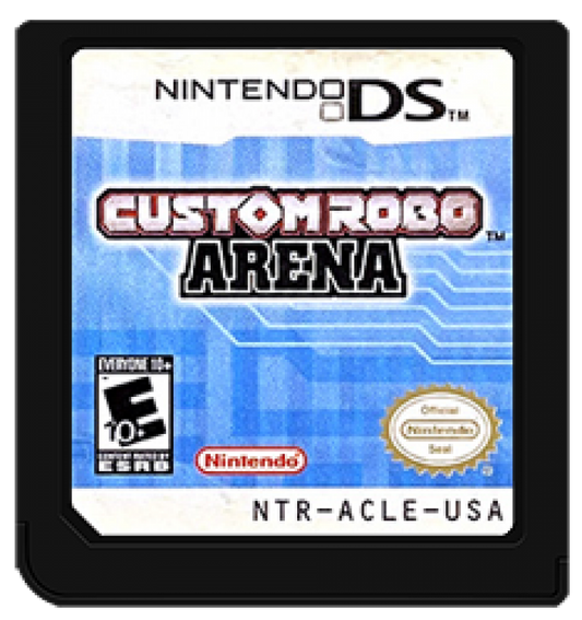 Custom Robo Arena cartridge for Nintendo DS (DS) action RPG mech battle video game