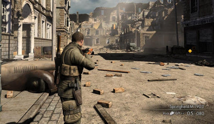 Sniper Elite V2 gameplay for Nintendo Wii U (WiiU) video game. 