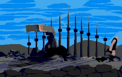 Heart of the Alien Sega CD cinematic platformer sequel to Another World Out of This World alien protagonist side scrolling puzzle platforming sci fi storytelling rotoscope animation atmospheric gameplay retro gaming Sega CD software video game title gameplay
