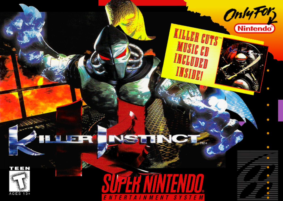 Killer Instinct cover art for Super Nintendo Entertainment System (SNES) video game