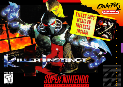 Killer Instinct cover art for Super Nintendo Entertainment System (SNES) video game