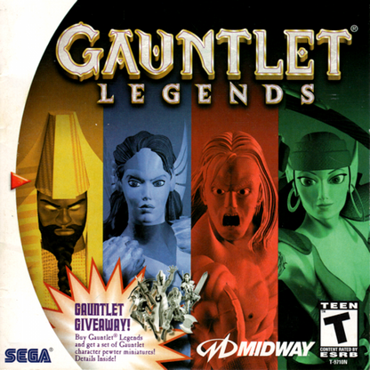Gauntlet Legends Sega Dreamcast retro video game action RPG cover art