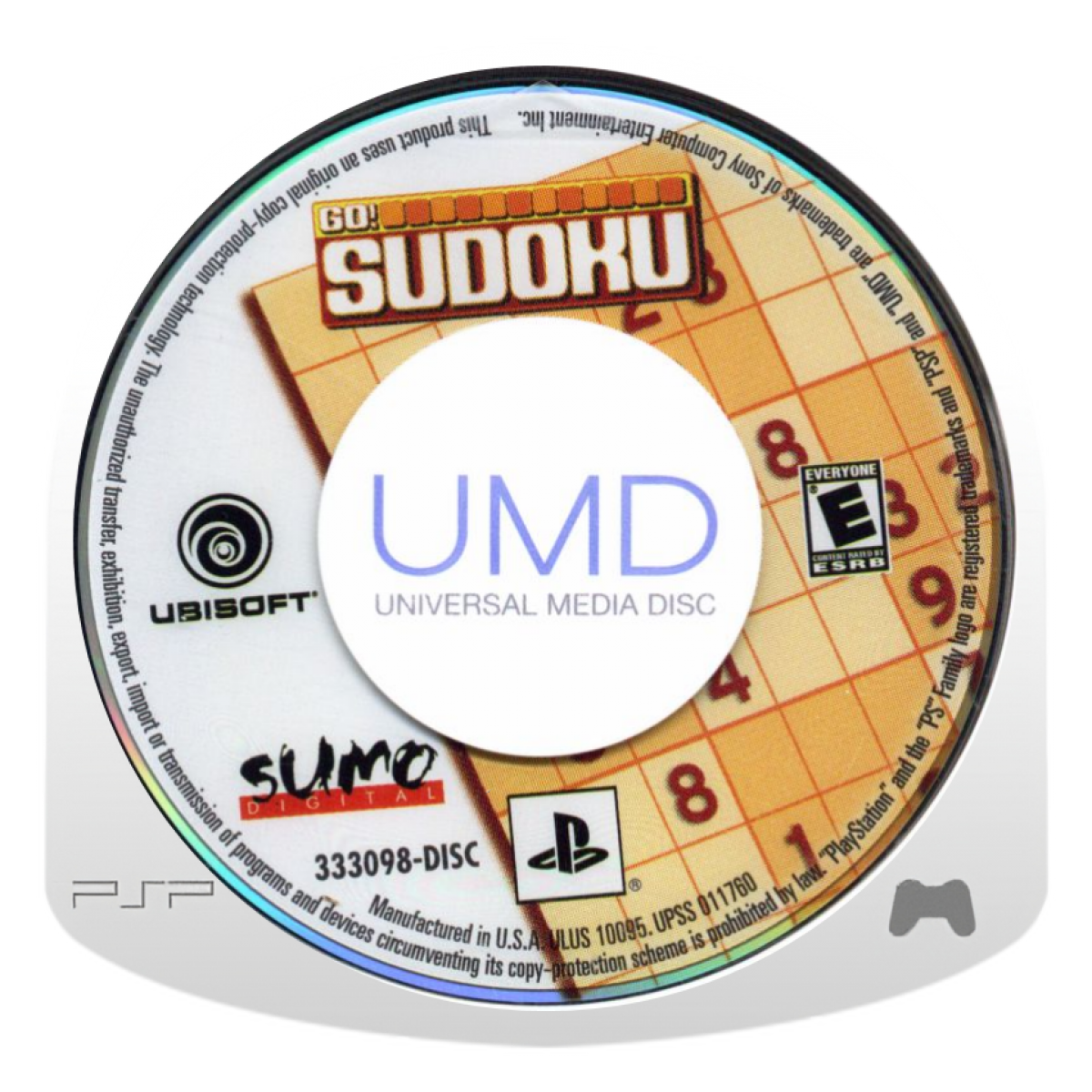 Go! Sudoku PlayStation Portable PSP for retro video game enthusiasts featuring classic puzzle gameplay number placement challenges brain training mechanics multiple difficulty levels portable handheld puzzle solving entertainment and collectible gaming appeal UMD