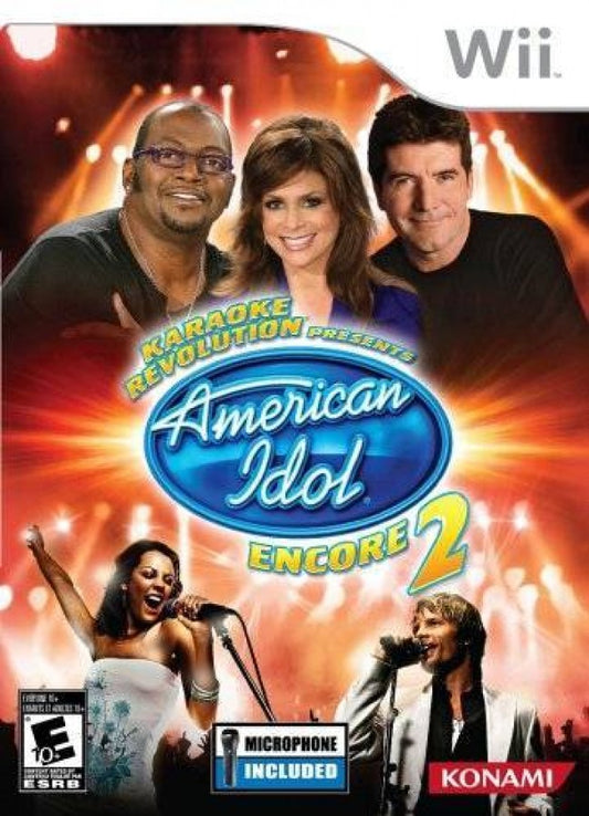 Karaoke Revolution: American Idol Encore 2 cover art for Nintendo Wii (Wii) video game