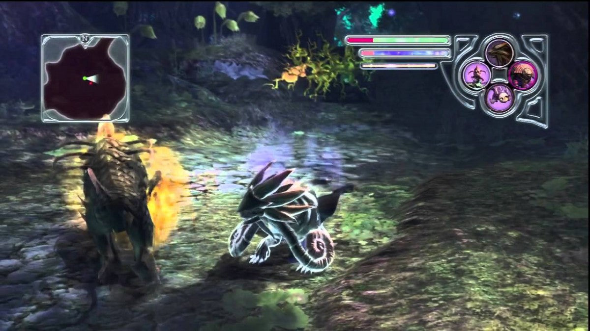 Folklore PlayStation 3 action RPG Irish mythology setting dual protagonists Ellen and Keats Netherworld realm capturing Folk creatures using Sixaxis motion controls unique summoning combat mechanics mystery narrative adventure Game Republic gameplay screenshot