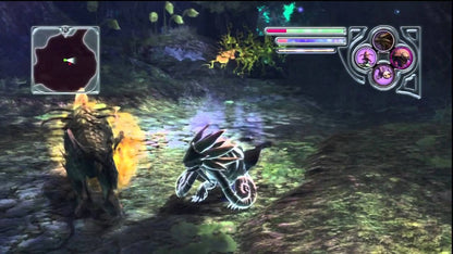 Folklore PlayStation 3 action RPG Irish mythology setting dual protagonists Ellen and Keats Netherworld realm capturing Folk creatures using Sixaxis motion controls unique summoning combat mechanics mystery narrative adventure Game Republic gameplay screenshot