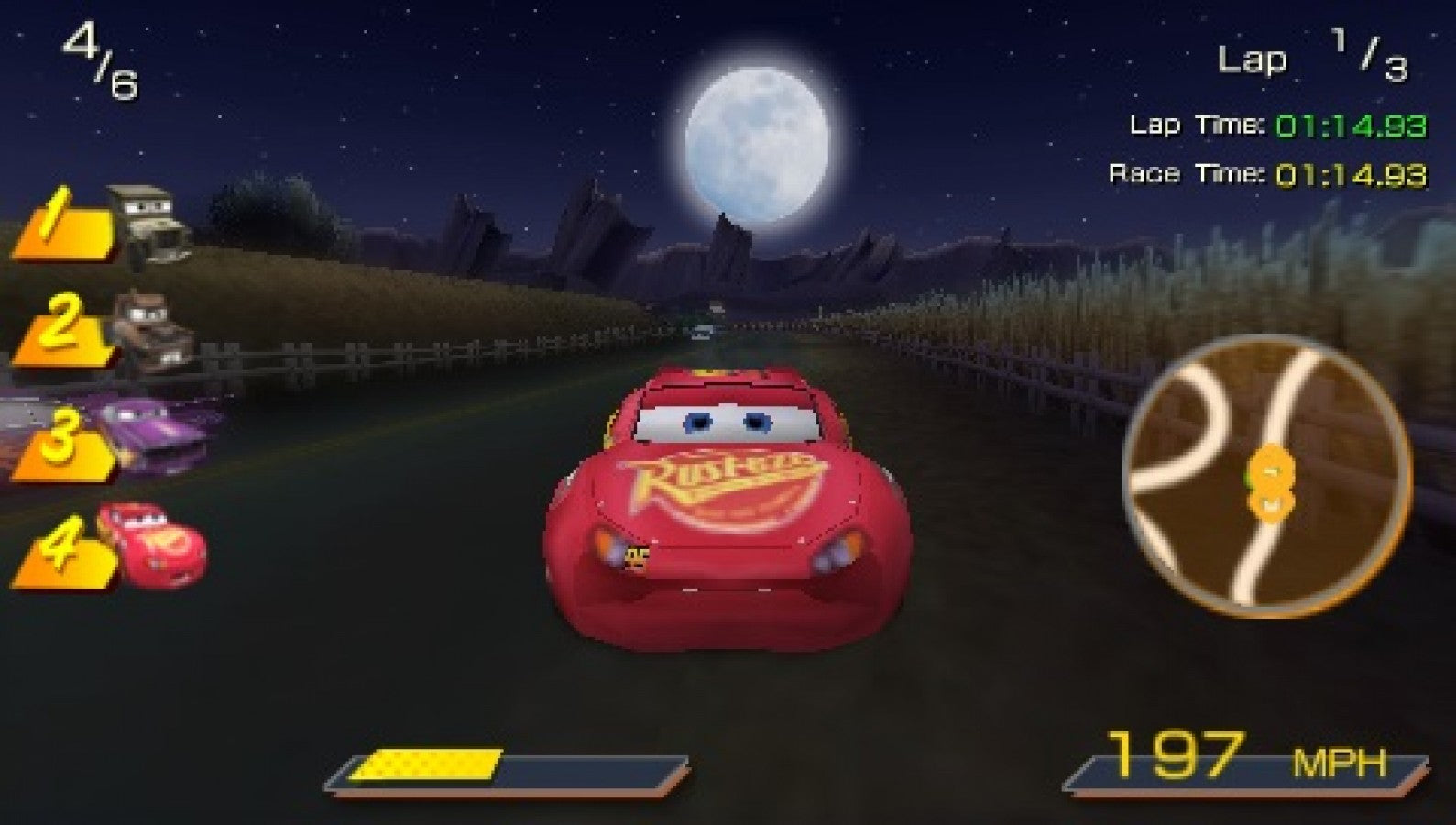 Disney Pixar Cars [Greatest Hits] – PlayStation Portable (PSP) gameplay for racing adventure video game