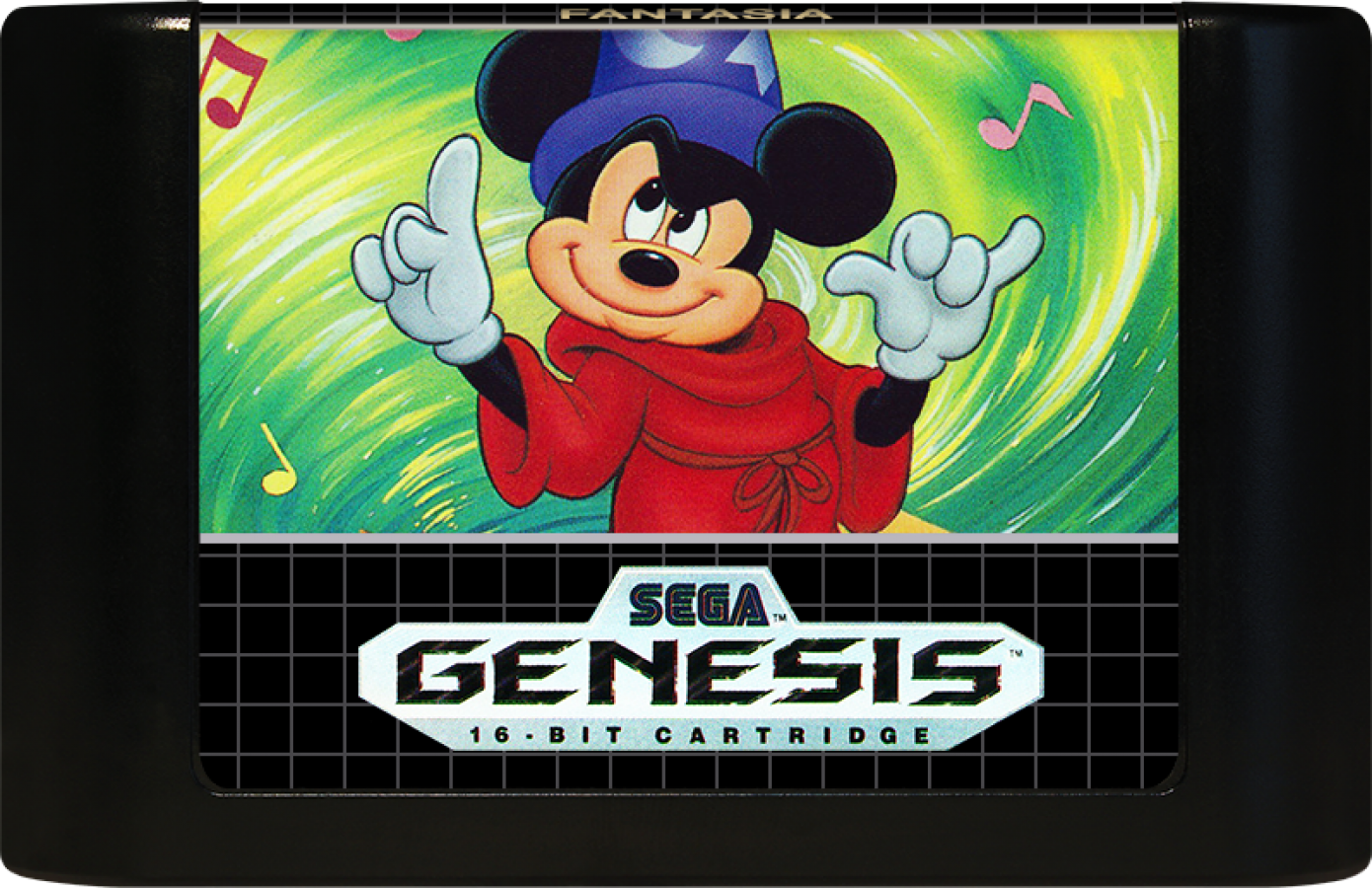 Fantasia Sega Genesis retro video game platformer cartridge (1991)