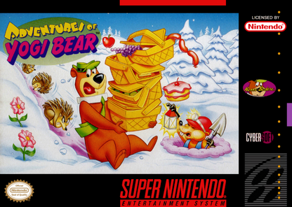Adventures of Yogi Bear cover art for Super Nintendo Entertainment System (SNES) video game