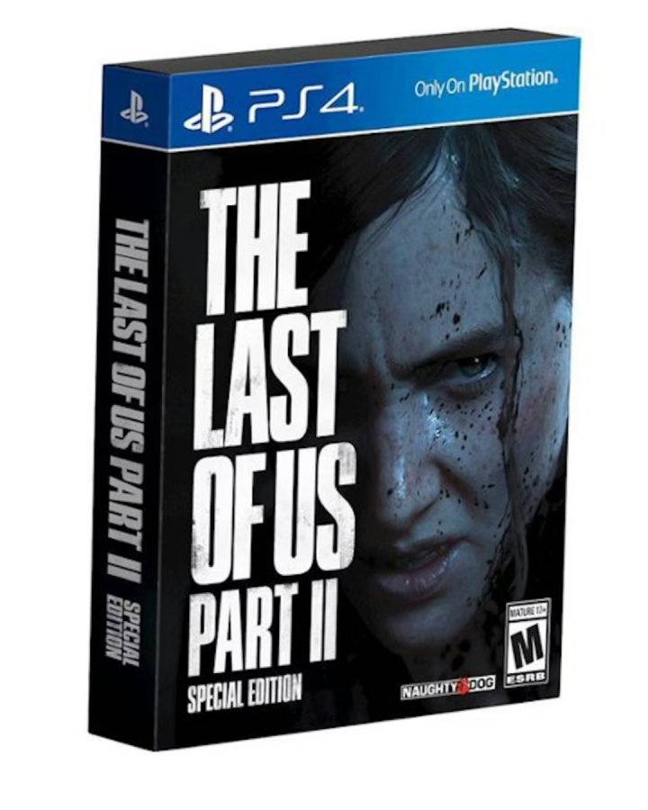 The Last of Us Part II Special Edition PS4 game featuring post-apocalyptic action-adventure and collectible bonus content