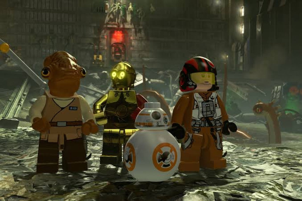 LEGO Star Wars The Force Awakens Nintendo 3DS 3DS action adventure video game featuring LEGO characters Star Wars missions lightsaber battles blaster combat puzzle solving character abilities collectible items and classic Nintendo 3DS gameplay collectible gaming appeal gameplay