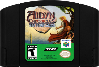 Aidyn Chronicles [Black Cart] cartridge for Nintendo 64 (N64) video game