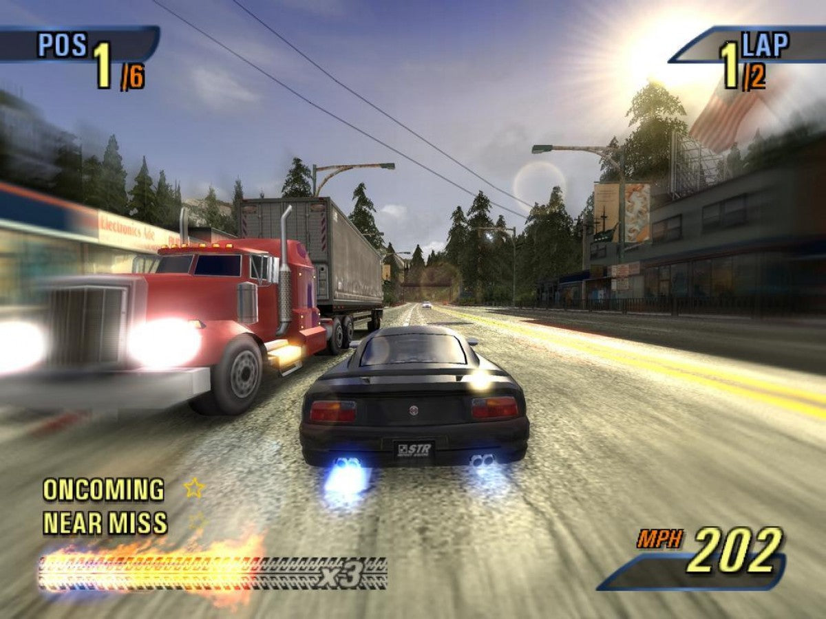 Burnout 3 Takedown Greatest Hits PlayStation 2 PS2 for retro video game enthusiasts featuring high speed arcade racing gameplay spectacular crash mechanics aggressive takedown action intense multiplayer competition fast paced racing modes adrenaline fueled driving and collectible gaming appeal gameplay  