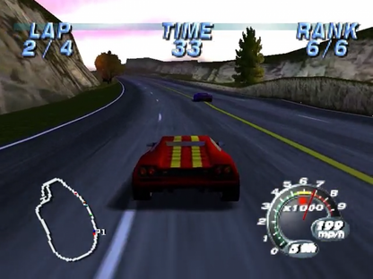 Automobili Lamborghini gameplay for Nintendo 64 (N64) video game