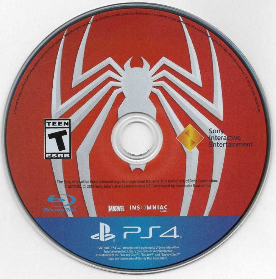 Marvel Spider-Man [Game of the Year] – PlayStation 4 (PS4) video game disc, action adventure game