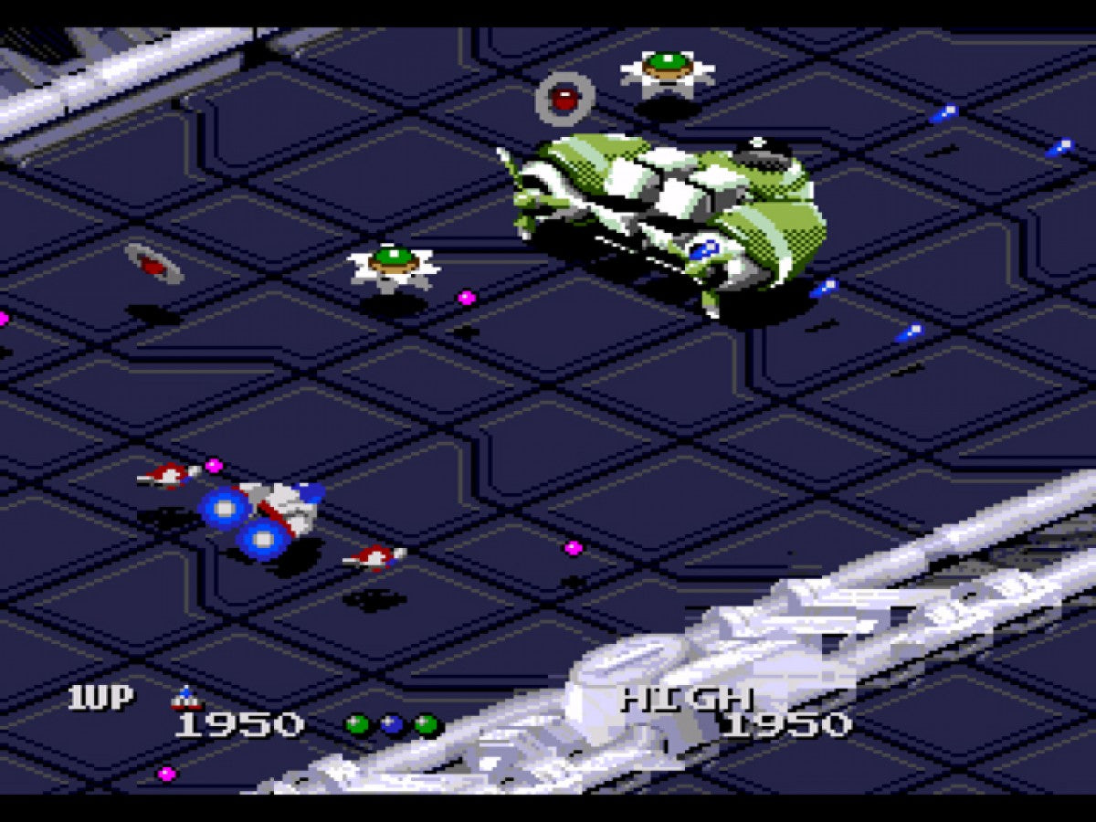 Viewpoint Sega Genesis GEN for retro video game enthusiasts featuring isometric shoot em up gameplay fast paced arcade action futuristic spacecraft combat intense enemy waves challenging boss battles vibrant 16 bit graphics and collectible gaming appeal gameplay 
