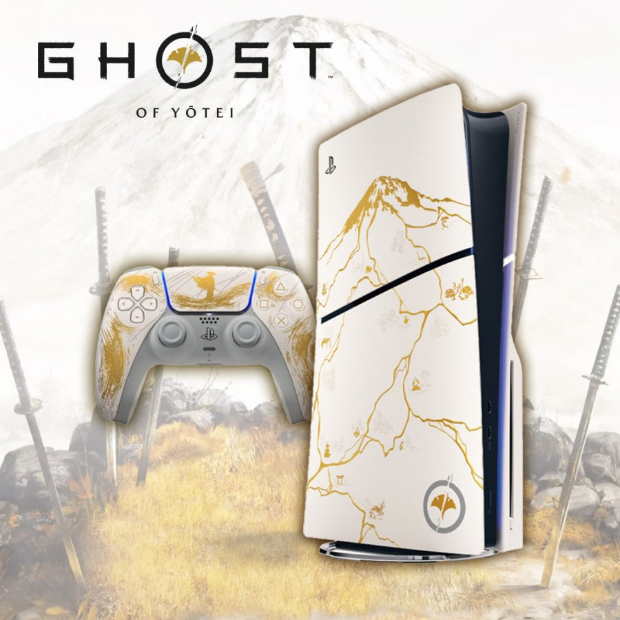 Ghost of Yotei Edition PS5 limited edition gaming console.