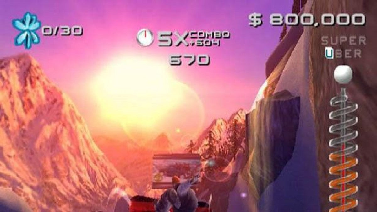 SSX 3 retro PlayStation 2 video game SSX 3 snowboarding sports extreme sports racing tricks open mountain multiplayer console title PlayStation 2 release gameplay