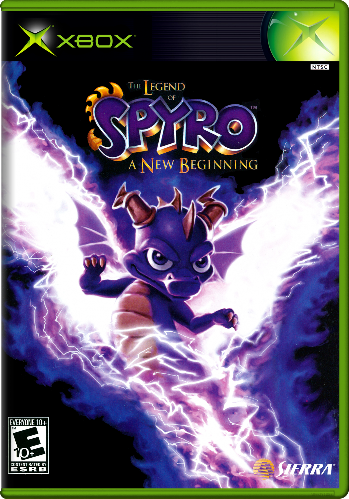 The Legend of Spyro: A New Beginning cover art for Xbox (XBOX) video game