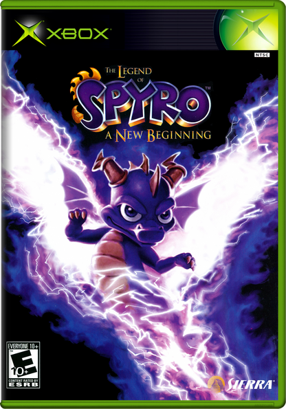 The Legend of Spyro: A New Beginning cover art for Xbox (XBOX) video game