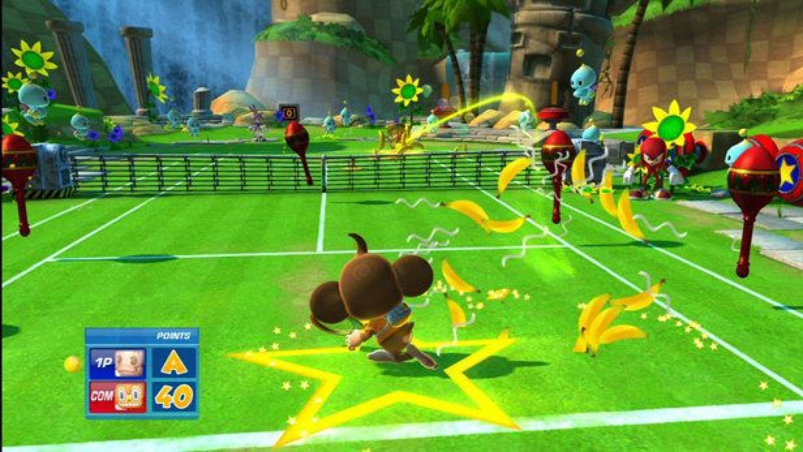 Sega Superstars Tennis – PlayStation 2 (PS2) video game gameplay, tennis sports game.