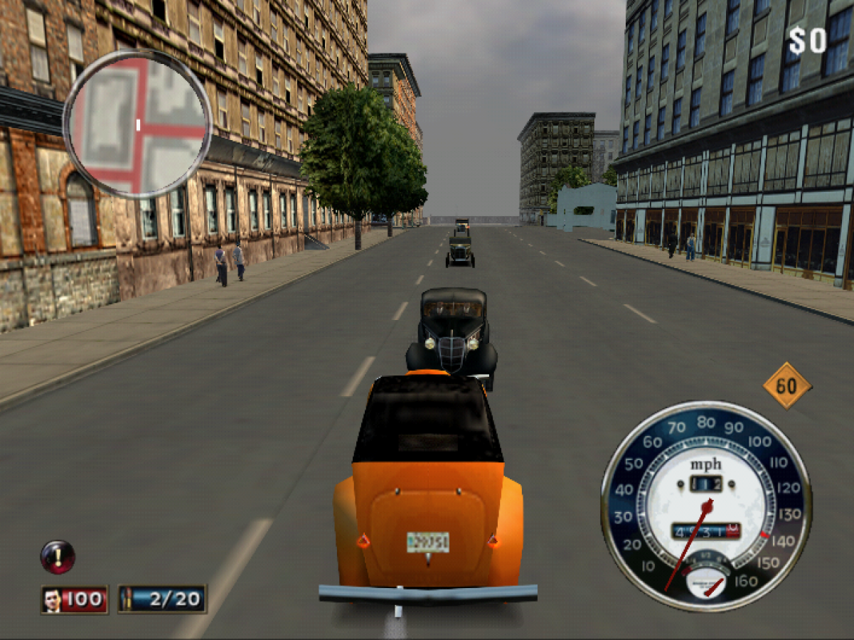 Mafia gameplay for Playstation 2 (PS2) video game 