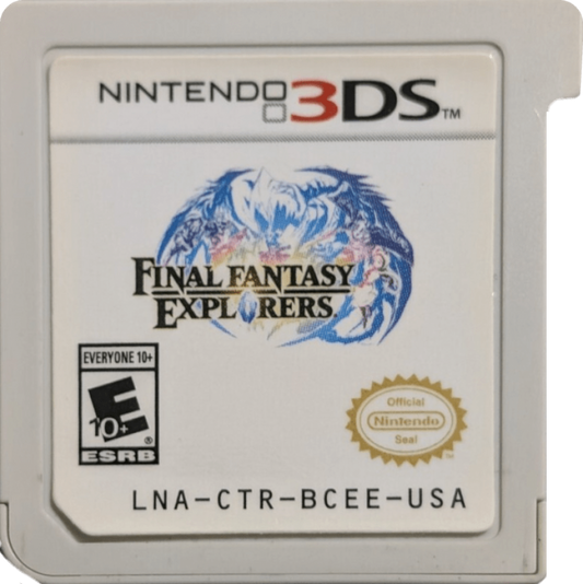 Final Fantasy Explorers cartridge for Nintendo 3DS (3DS) action role-playing video game
