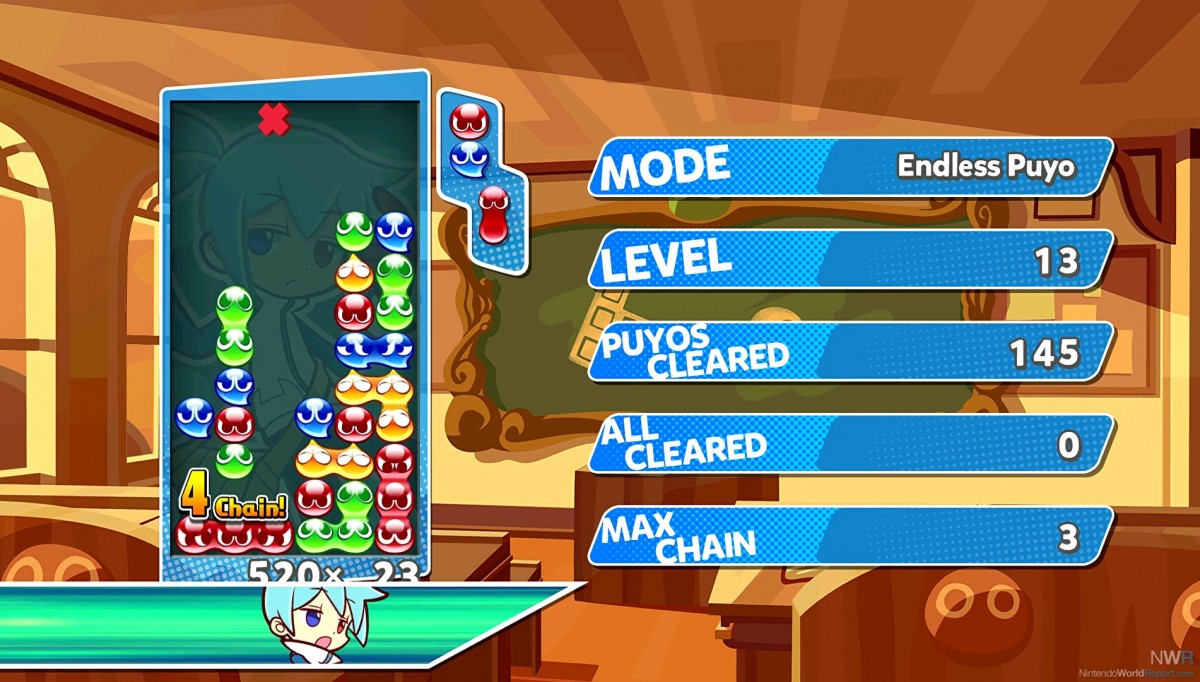 Puyo Puyo Tetris puzzle video game gameplay
