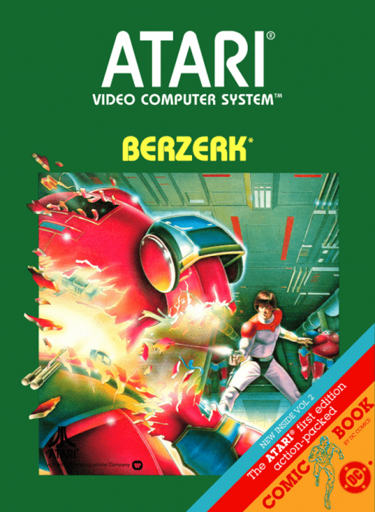 Berzerk cover art for Atari 2600 (2600) video game 