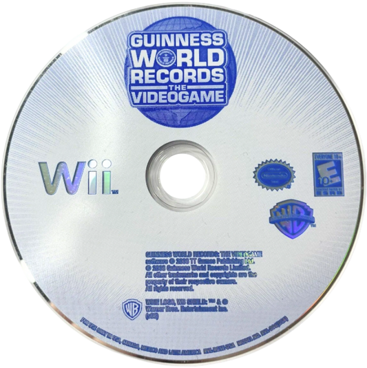 Guinness World Records: The Video Game – Nintendo Wii (Wii) party challenge mini-game disc for video game