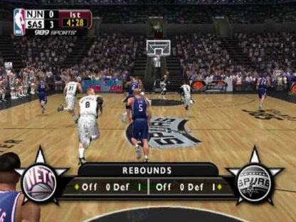 NBA ShootOut 2004 – PlayStation 2 (PS2) basketball sports video game gameplay
