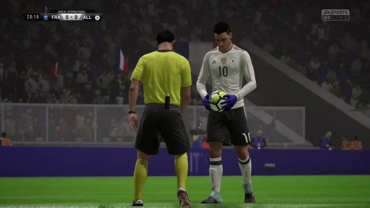 FIFA 18 Ronaldo Edition Xbox One game featuring realistic soccer gameplay, updated teams and stadiums, and exclusive Cristiano Ronaldo cover edition content gameplay screenshot
