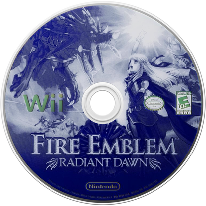 Fire Emblem: Radiant Dawn disc art for Nintendo Wii (Wii) video game